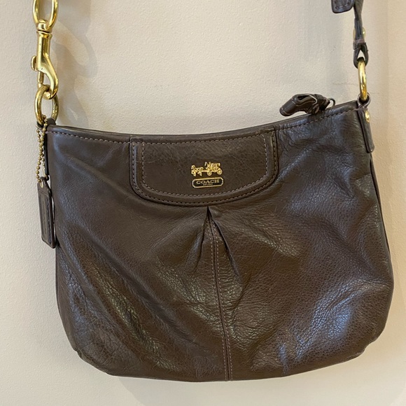 Coach - Brown Leather Bag - Picture 3 of 4